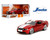 Jada 1:24 2010 Ford Mustang Gt - Candy Red With White Stripes - Bigtime Muscle - Diecast