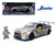 Jada 1:24 Mechagodzilla And 2009 Nissan Gt-r (r35) Ben Sopra - Silver - Hollywood Rides - Diecast