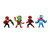 Jada 2.5" Metalfigs Marvel Spider-man 4-pack - Diecast
