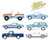 Johnny Lightning 1:64 Collector Tin Release 3a 2026 Gulf Assortment - Diecast