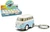 Kinsfun 2" Volkswagen Little Van Pastel Solid With Keychain - Display Tray Set Of 12 - Diecast