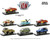 M2 Machines 1:64 Auto-thentics Release 84 Assortment - Diecast