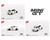 Mini Gt 1:64 Lb-works X Abas Works Abarth 595 Gara White - Diecast