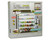 Showcase 5-tier Led Wall Mountable Display Case - White Case With White Rear Panel - Mijo Exclusives - Diecast