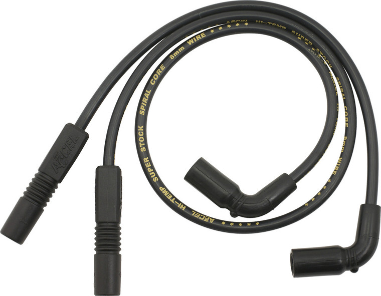 Accel - Spiral Core Wire Set 8.0mm Black - 171111K Accel - Spiral Core Wire Set 8.0mm Black - 171111K
