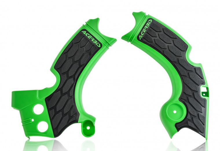 Acerbis - X-grip Frame Guard Green/black - 2657591089