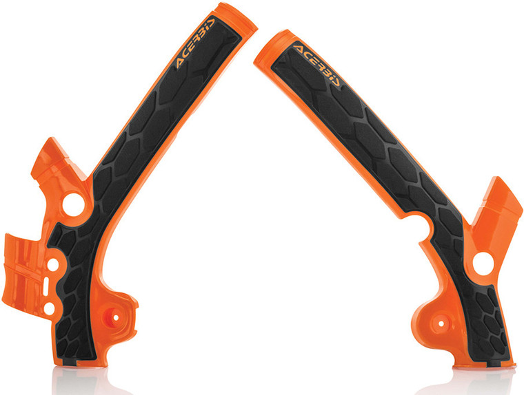 Acerbis - X-grip Frame Guard Orange/black - 2449525225