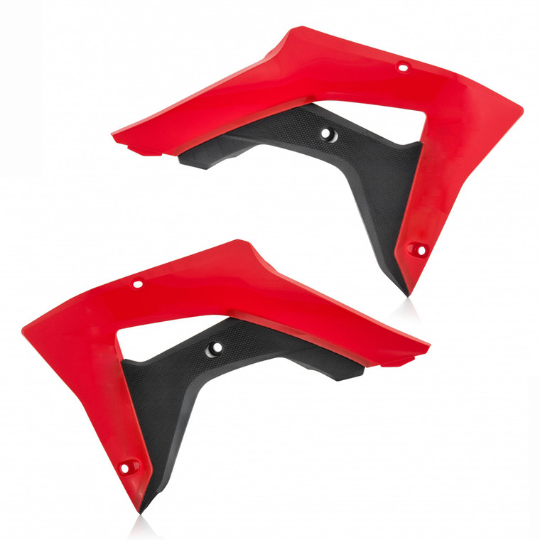 Acerbis - Radiator Shrouds Red/black - 2645451018