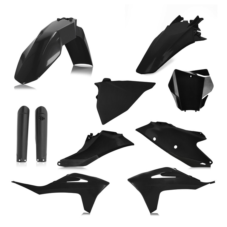 Acerbis - Full Plastic Kit Gas/ktm Black - 2872790001