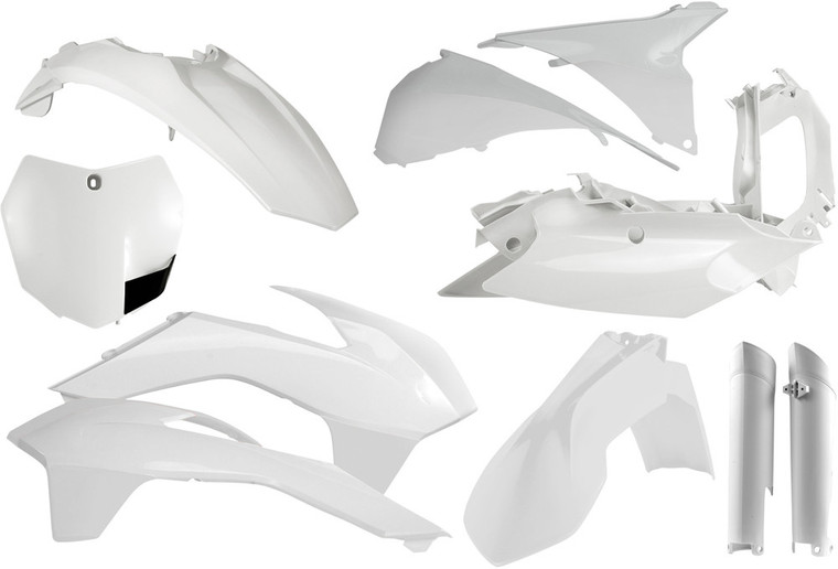 Acerbis - Full Plastic Kit White - 2314330002
