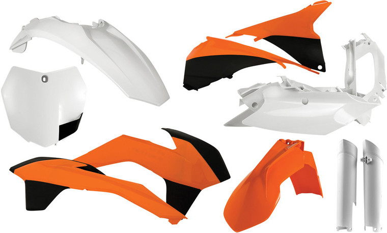 Acerbis - Full Plastic Kit Orange - 2314333914