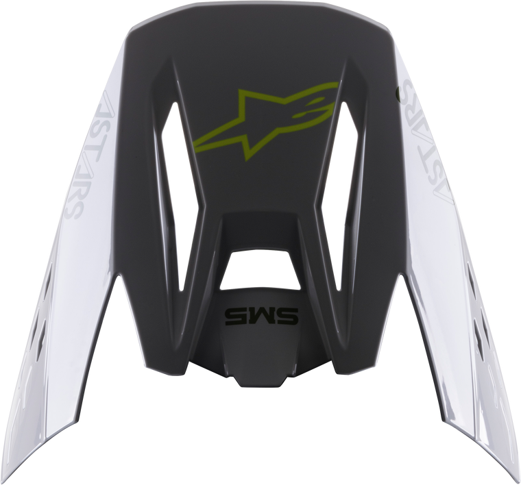 Alpinestars - S-m5 Bond Visor Silver/yellow Fluo Glossy - 8983422-1915-OS