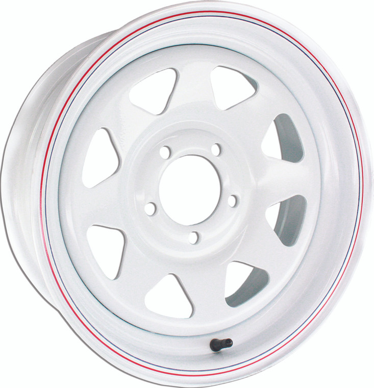 Awc - 8 Spoke Steel Trailer Wheel 12"x4" - 8024012 Awc - 8 Spoke Steel Trailer Wheel 12"x4" - 8024012