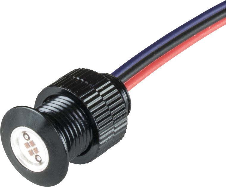 Baggernation - Lightning Bolts Red Led Black - BOLTS-BRK-B