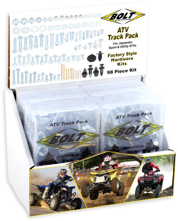 Bolt - Atv Track Pack 6/pk Display - 2007-6ATP Bolt - Atv Track Pack 6/pk Display - 2007-6ATP