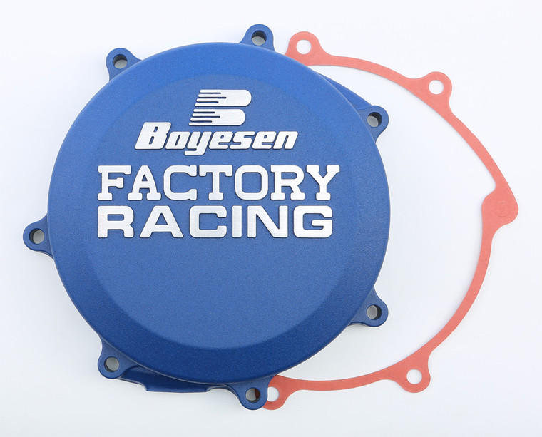 Boyesen - Factory Racing Clutch Cover Blue - CC-37AL Boyesen - Factory Racing Clutch Cover Blue - CC-37AL