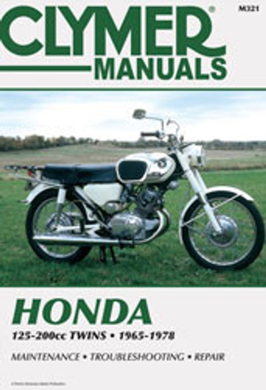 Clymer - Repair Manual Hon 125-200cc Twin - CM321 Clymer - Repair Manual Hon 125-200cc Twin - CM321