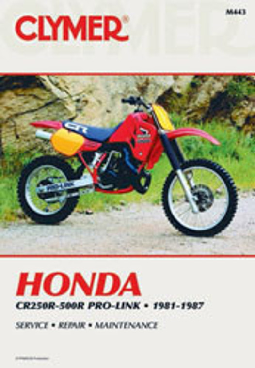 Clymer - Repair Manual Hon Cr250-500r - CM443