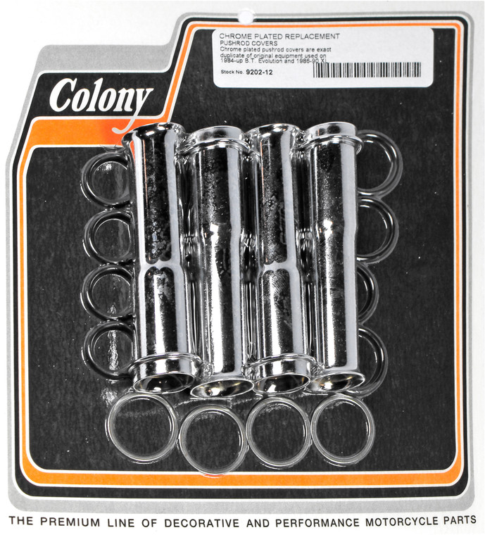 Colony Machine - Lower Pushrod Cover Kit Outer 84-99 Bt 86-90 Xl - 9202-12