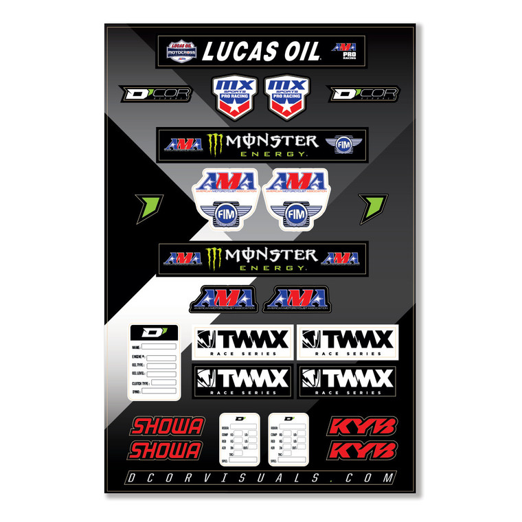 D-cor - Decal 12 Mil Series Logos - 40-90-116