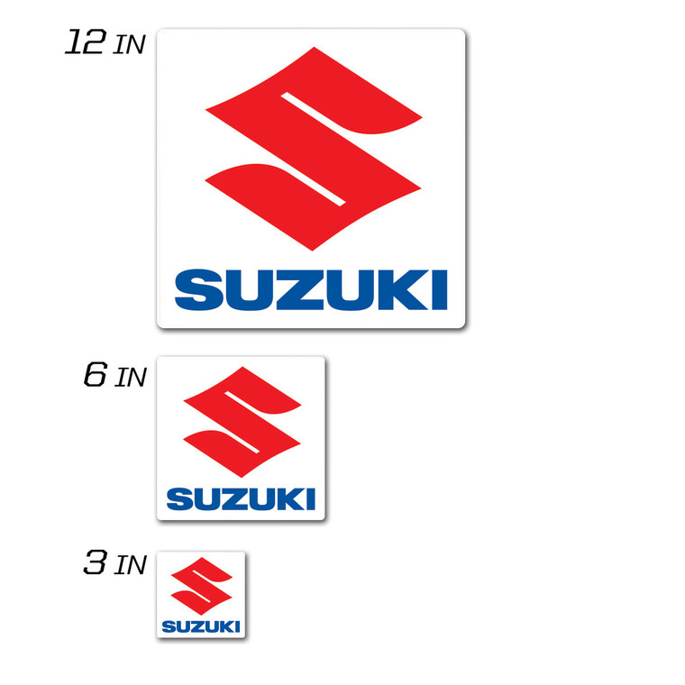 D-cor - Suzuki Icon Decal 3" Squared Suzuki Icon Decal 3" Squared - 40-40-108