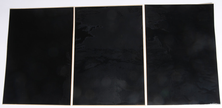 D-cor - Universal Number Plate Black 3/pk - 40-80-107