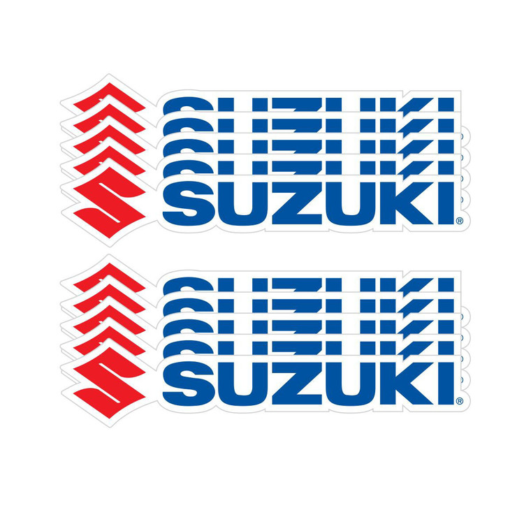 D-cor - 6" Suzuki Decal 10 Pk - 40-40-107