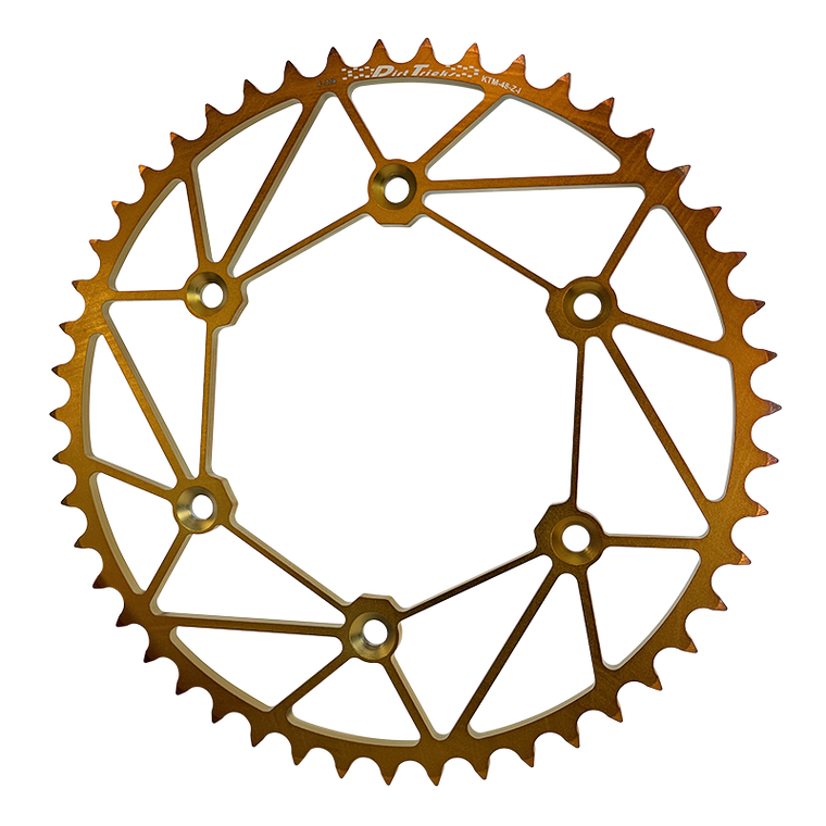 Dirt Tricks - Rear Sprocket Chromoly Stl/zir 52t-520 Inferno Ktm - KTM-52-Z-I