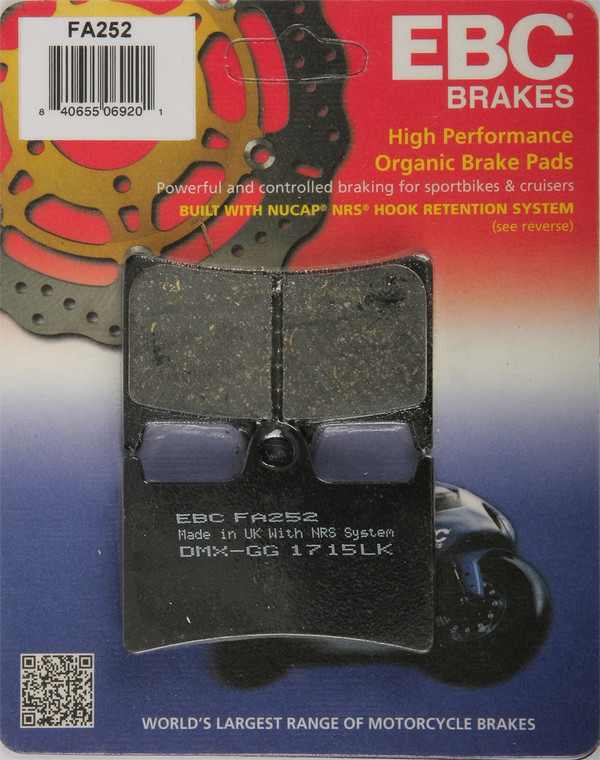 Ebc - Brake Pads - FA252