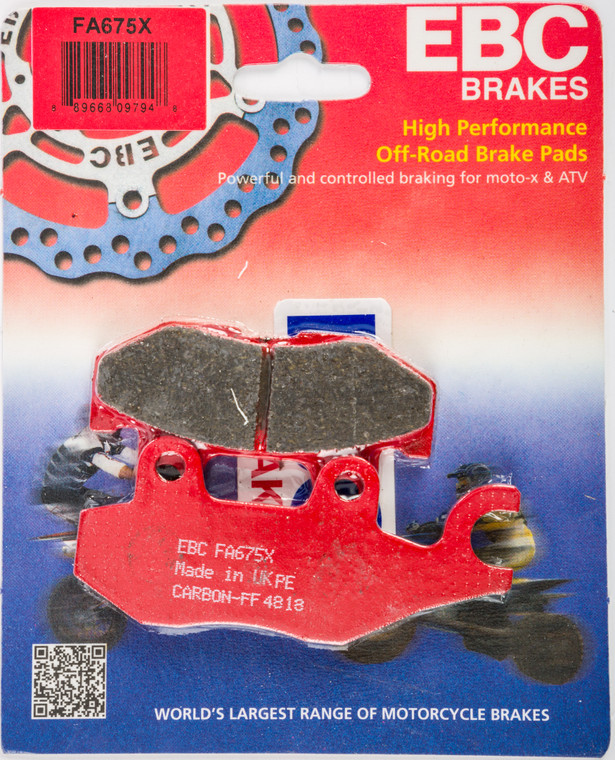 Ebc - Brake Pads Rear - FA675X