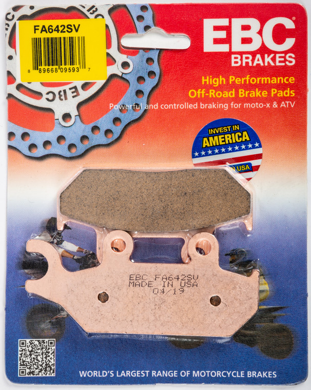 Ebc - Brake Pads Sv Severe Duty Sintered - FA642SV