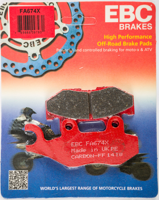Ebc - Brake Pads Rear - FA674X