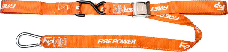 Fire Power - 1.5" Tie-down Soft-tye Orange 2/pk - 29-13071