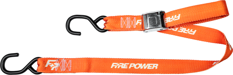 Fire Power - 1.5" Tie-down Orange 2/pk - 29-13051