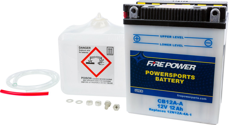 Fire Power - Battery W/acid Cb12a-a 12v Heavy Duty - CB12A-A