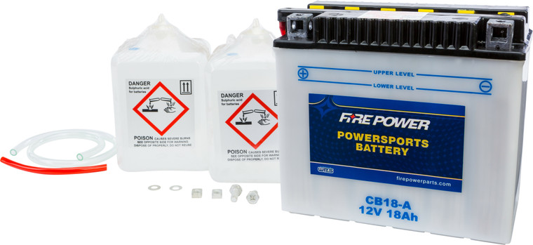 Fire Power - Battery W/acid Cb18-a 12v Heavy Duty - CB18-A