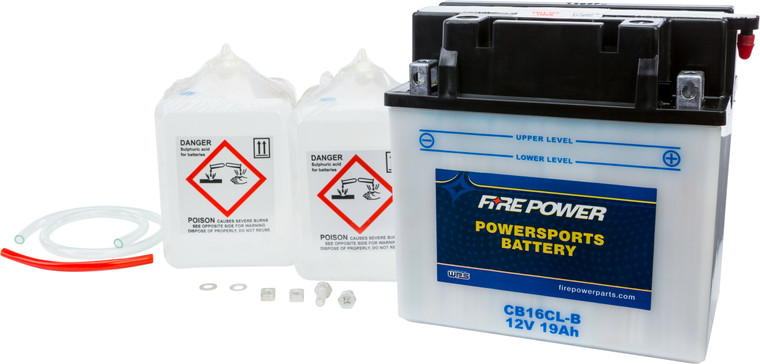 Fire Power - Battery W/acid Cb16cl-b 12v Heavy Duty - CB16CL-B