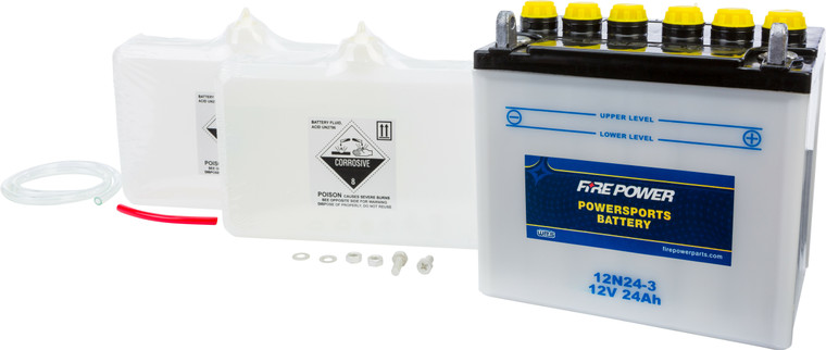 Fire Power - Battery W/acid 12n24-3 12v - 12N24-3