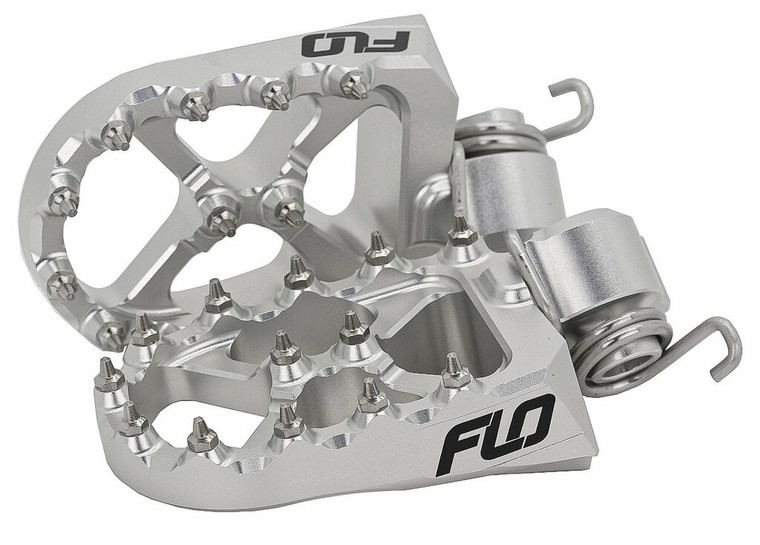 Flo Motorsports - Flo Footpeg Low Silver 12mm Down Hus/ktm/gas - LOW-795-2S