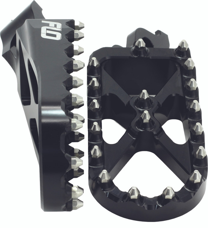 Flo Motorsports - Adventure/snow Footpeg Black - SPEG-795-2BLK