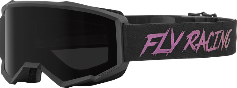 Fly Racing - Zone W/c Goggle Black/fusion W/dark Smoke Hydrophoc Lens - 37-51671