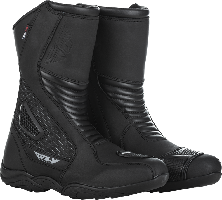 Fly Racing - Milepost Boots Black Sz 08 - 361-98008