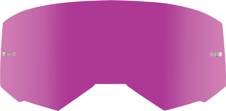 Fly Racing - Single Lens W/post Adult Pink Mirror/smoke - FLA-040