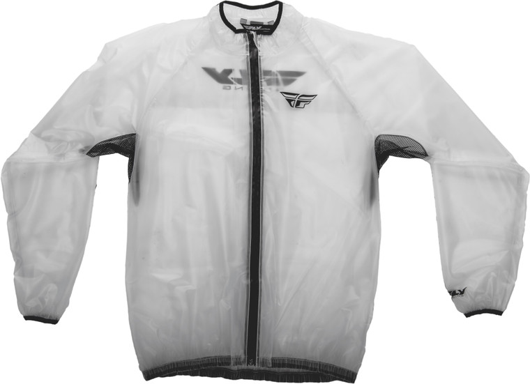 Fly Racing - Fly Rain Jacket Clear Lg - 354-6110L