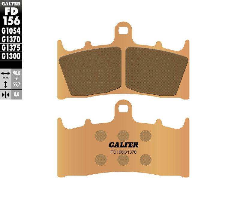 Galfer - Brake Pads Sintered Fd156g1370 - FD156G1370