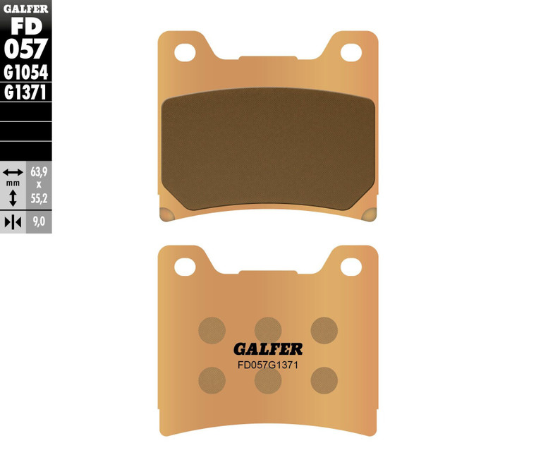 Galfer - Brake Pads Sintered Fd057g1371 - FD057G1371