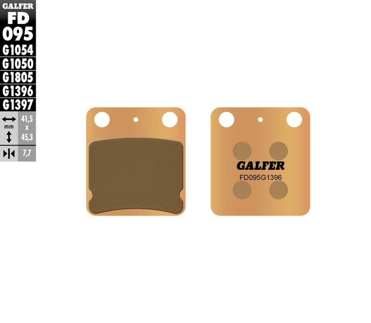 Galfer - Brake Pads Sintered Fd095g1396 - FD095G1396