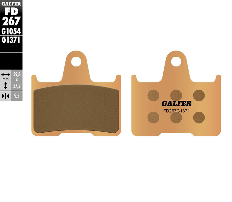 Galfer - Brake Pads Sintered Fd267g1371 - FD267G1371