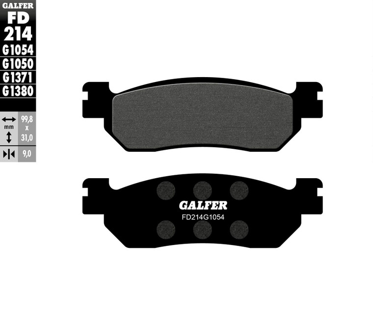 Galfer - Brake Pads Semi Metallic Fd214g1054 - FD214G1054