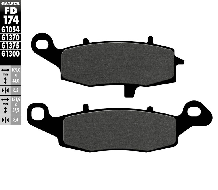 Galfer - Brake Pads Semi Metallic Fd174g1054 - FD174G1054